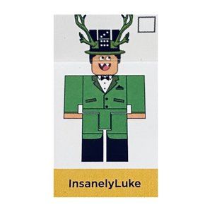 *NEW/SEALED* ROBLOX FIGURE - INSANELYLUKE
